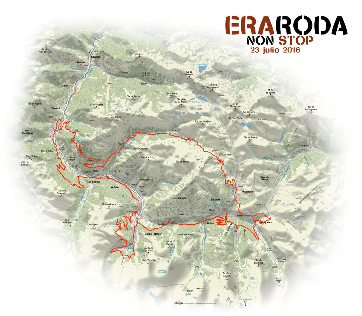 Recorrido Era Roda Non Stop