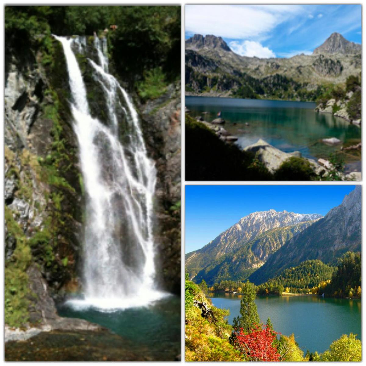 Lagos y cascadas